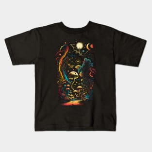 Mushroom Forest 10 Kids T-Shirt